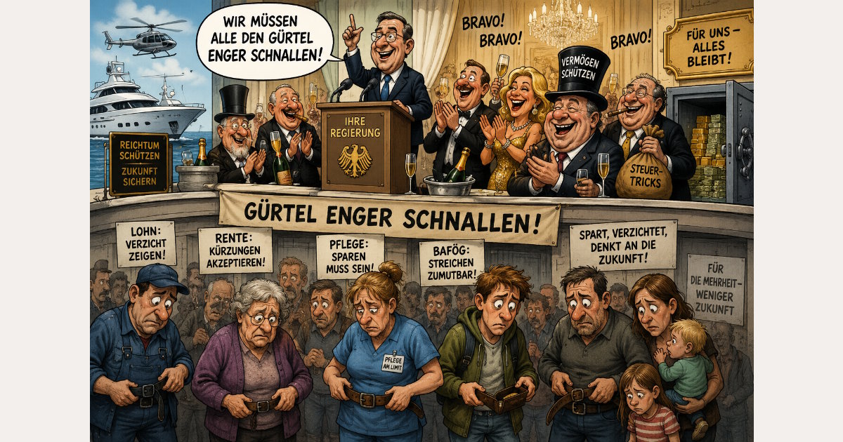 Wir müssen den Gürtel enger schnallen