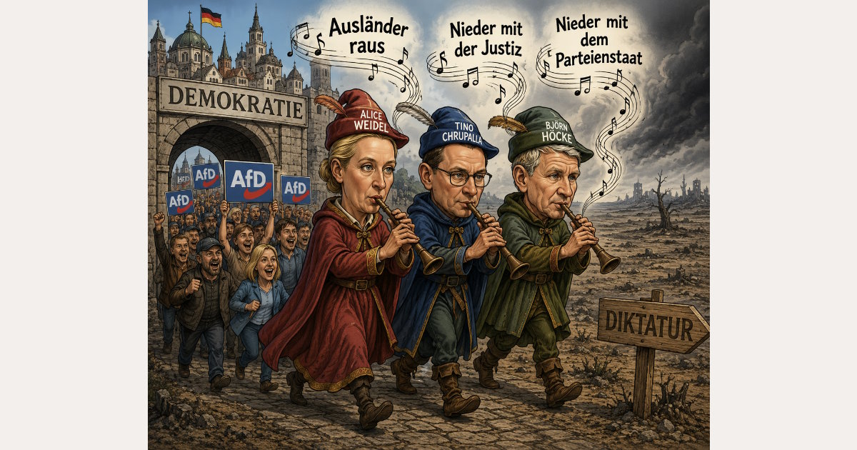Die Idiokratie und Dummheit des Faschismus hat aufgehört sich zu schämen